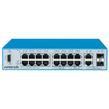 ApresiaLightFM116GT-PoE 【5年間先出しセンドバック付】PoE対応レイヤー2スイッチングHUB (16port) APRESIA Systems
