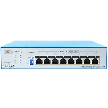 ApresiaLightGC108-PoE 【5年間先出しセンドバック付】PoE対応ノンインテリジェントスイッチングHUB (8port) APRESIA Systems