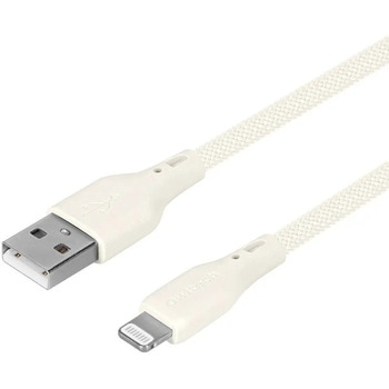 超やわらかで断線に強い 耐屈曲3万回以上 急速充電2.4A/データ転送USB Type-A to Lightning シリコンメッシュケーブル OWLTECH(オウルテック)