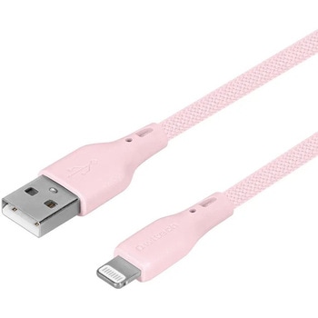 超やわらかで断線に強い 耐屈曲3万回以上 急速充電2.4A/データ転送USB Type-A to Lightning シリコンメッシュケーブル OWLTECH(オウルテック)