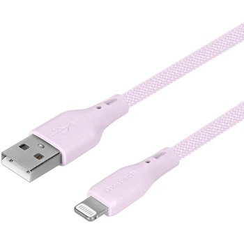 超やわらかで断線に強い 耐屈曲3万回以上 急速充電2.4A/データ転送USB Type-A to Lightning シリコンメッシュケーブル OWLTECH(オウルテック)