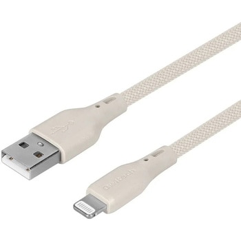 超やわらかで断線に強い 耐屈曲3万回以上 急速充電2.4A/データ転送USB Type-A to Lightning シリコンメッシュケーブル OWLTECH(オウルテック)