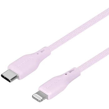超やわらかで断線に強い 耐屈曲3万回以上 PD60W充電/データ転送USB Type-C to Lightning シリコンメッシュケーブル OWLTECH(オウルテック)
