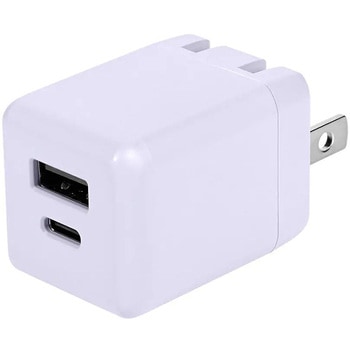 コンパクトなのに最大PD20W出力USB Type-C×1 USB Type-A×1 AC充電器 OWLTECH(オウルテック)