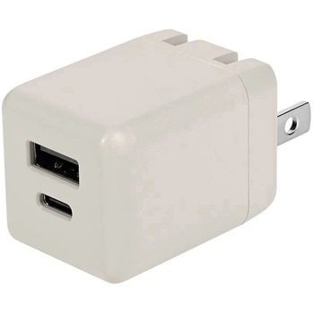 コンパクトなのに最大PD20W出力USB Type-C×1 USB Type-A×1 AC充電器 OWLTECH(オウルテック)