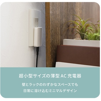 薄さ13mm 最大PD36W出力 GaN採用 USB Type-C×1 AC充電器 OWLTECH(オウルテック)