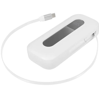 モバイルバッテリー 巻き取り式ケーブル内蔵 10000mAh OWLTECH(オウルテック)