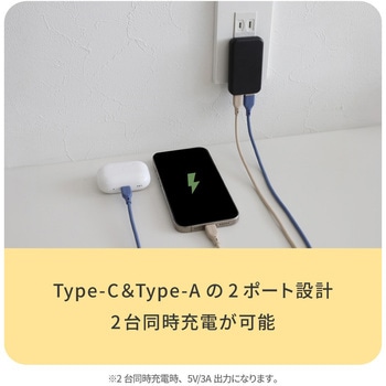 薄さ13mm 最大PD20W出力 GaN採用 A1C1 AC充電器 OWLTECH(オウルテック)