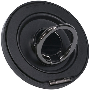 2way マグネット式 スマホリング 縦横スタンド Magsafe対応 360度回転 メタルリング付 MOTTERU