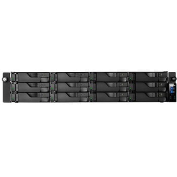 ASUSTOR NAS rack mount 12bay Intel 9th Xeon E-2224 8GB DDR4 ECC UDIMM GbE x4M.2 Drive Slots x2 PCIe Gen3 USB 3.2Gen2 ASUSTOR