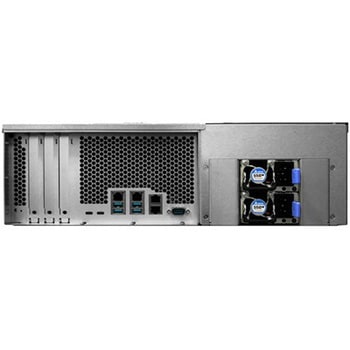 ASUSTOR NAS rack mount 16bay Intel 9th Xeon E-2224 8GB DDR4 ECC UDIMM GbE x4M.2 Drive Slots x2 PCIe Gen3 USB 3.2Gen2 ASUSTOR