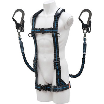 KH フルハーネス型墜落制止用器具ハーネスY型+2丁掛けランヤード セット KH(基陽)