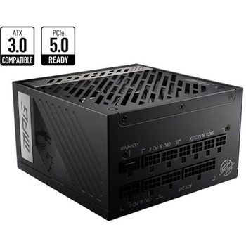 ATX3.0 GEN5対応 850W 80PLUS GOLDフルモジュラーATX電源 MSI(エムエスアイ)