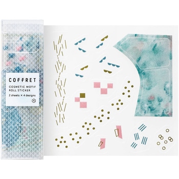 コスメモチーフフィルムシール コフレ ロールシールタイプ - キングジム