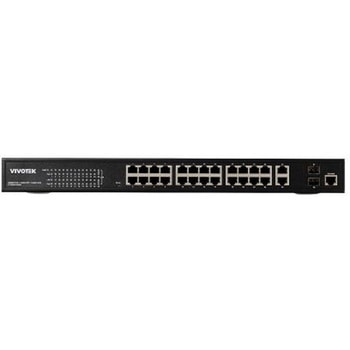 AW-GEV-284C-370 24ポート Smart PoEスイッチ (24P GbE PoE + 4P GbE(RJ45x2+SFPx2)) (PoE+対応) Vivotek