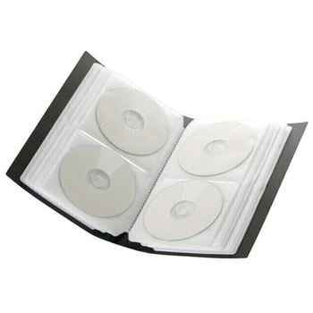 CD&DVDファイルケース ブックタイプ 120枚収納 ブラック BUFFALO(バッファロー)