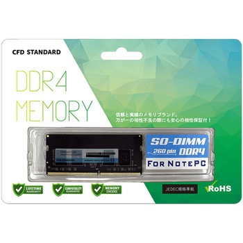 4988755-062572 CFD �X�^���_�[�h������ DDR4 �m�[�g�p CFD(�V�[�G�t�f�[) 62734457