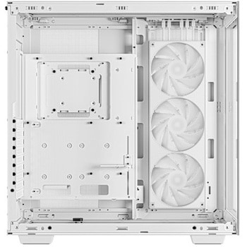 CH780 WH/ホワイトモデル/フルタワーケース/ピラーレスデザイン/デュアルチャンバー構造/140mm ARGBトリニティファン標準搭載/420mmラジエーター対応 DEEPCOOL