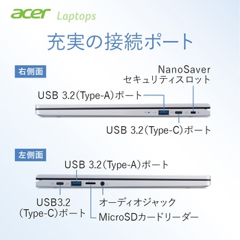 Chromebook (N100/4GB/32GB eMMC/ChromeOS/14.0型/210/ピュアシルバー) Acer(エイサー)