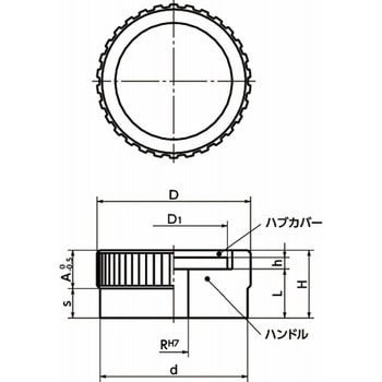 アルミコントロールハンドル HCB 追加工品 - NBK(鍋屋バイテック会社)
