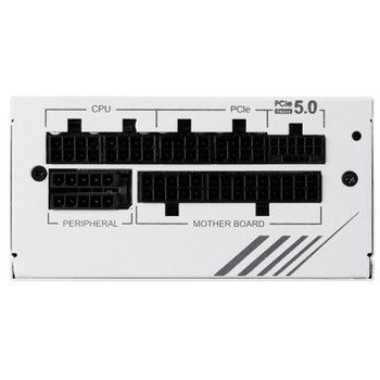DAGGER PRO ATX3.0(PCIe5.0) 850W White / ホワイトモデル / 80PLUS GOLD フルモジュラー方式 ATX3.0 PCIe5.0対応 850W SFX電源 / 10年保証 FSP