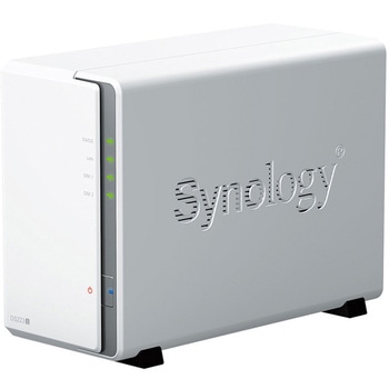 DiskStation DS223j クアッドコアCPU搭載多機能パーソナルクラウド 2ベイNASキット 初心者ガイド付 Synology(シノロジー)