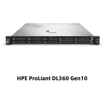DL360 Gen10 Xeon Silver 4210 2.2GHz 1P10C 16GBメモリ ホットプラグ 8SFF(2.5型) P408i-a/2GB 500W電源 I350-T4 NC GSモデル HP(日本ヒューレット・パッカード)