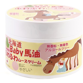 Baby 馬油 ふわふわ ムースクリーム 1個 小六 【通販モノタロウ】