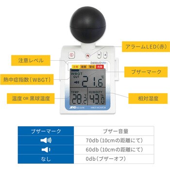 AD5698 熱中症指数計/熱中症指数モニター みはりん坊 プロ 用