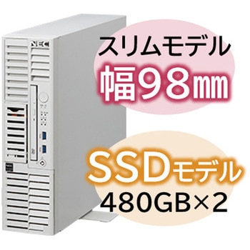Express5800/D/T110k-S Xeon E-2314 4C/16GB/SSD 480GB2 RAID1/W2022/タワー 3年保証 NEC