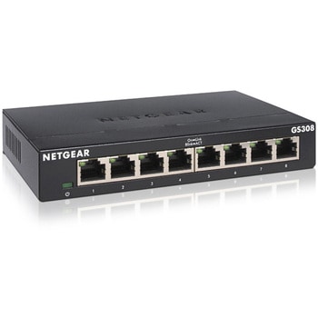 Giga 8ポート スイッチングハブ AC電源 金属筐体 NETGEAR