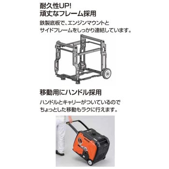 GV-29i インバーター発電機 2．9KVA 1台 工進 【通販モノタロウ】