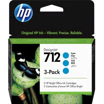 HP712インクカートリッジ シアン 29ml×3 HP(日本ヒューレット・パッカード)