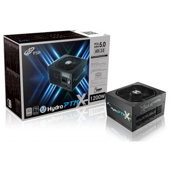 Hydro PTM X PRO ATX3.0 PCIe5.0 1200W / ATX12 V3.0準拠 /12VHPWRコネクター搭載 / 80PLUS Platinum フルモジュラー方式 1200W電源 / 10年保証 FSP