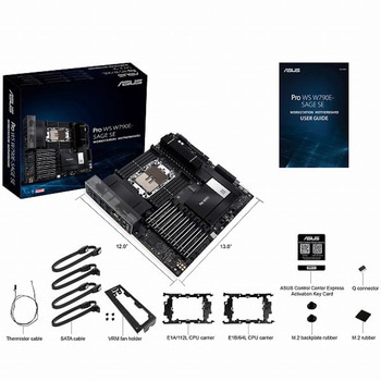 Intel W790チップセット搭載 LGA4677 EEB ワークステーションマザーボード ASUS TeK
