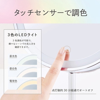 LED拡大鏡 シルバー コイズミ