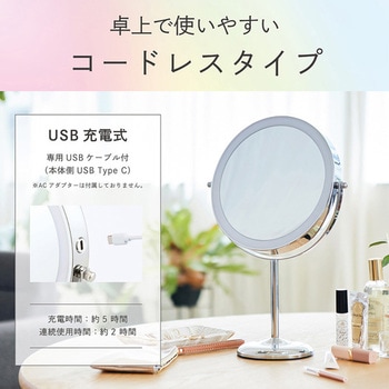 LED拡大鏡 シルバー コイズミ