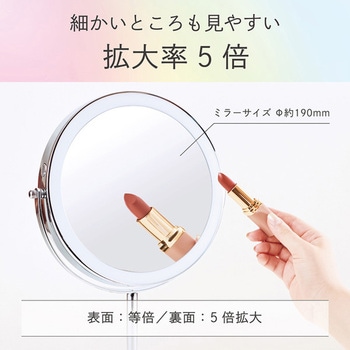 LED拡大鏡 シルバー コイズミ