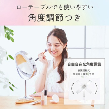 LED拡大鏡 シルバー コイズミ