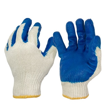 ゴム引きブルー厚手5双組 勝星産業