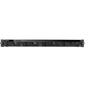 LOCKERSTOR 4RD NAS 4ベイ 1Uラックマウント Intel Atom C3538 2.1GHz クアッドコアプロセッサ搭載 8GB DDR4-2133 2 x GbE + 2 x 2.5GbE搭載 バックアップ電源 ASUSTOR