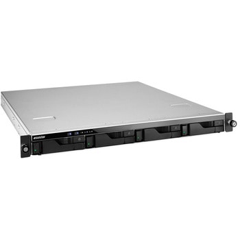 LOCKERSTOR 4RS NAS 4ベイ 1Uラックマウント Intel Atom C3538 2.1GHzクアッドコアプロセッサ搭載 8GB DDR4-2133 2 x GbE + 2 x 2.5GbE搭載 3年保証 ASUSTOR