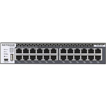 M4300-24X 10GBASE-T 24ポート + 10G SFP+ 4スロット Layer3マネージスイッチ(スタッカブル) NETGEAR