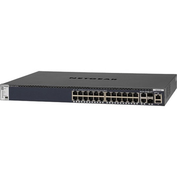 M4300-28G 1000BASE-T 24ポート + 10GBASE-T 2ポート + 10G SFP+ 2スロット Layer3マネージスイッチ(スタッカブル) 【ライフタイムハードウェア保証】 NETGEAR