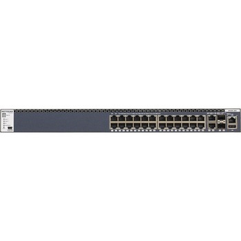 M4300-28G 1000BASE-T 24ポート + 10GBASE-T 2ポート + 10G SFP+ 2スロット Layer3マネージスイッチ(スタッカブル) 【ライフタイムハードウェア保証】 NETGEAR