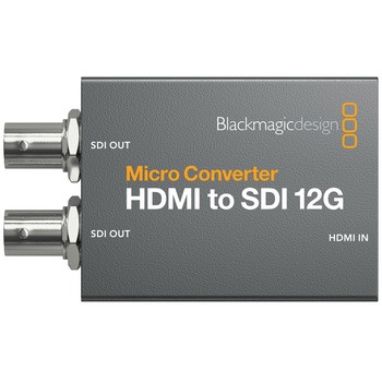 Micro Converter HDMI to SDI 12G wPSU CONVCMIC/HS12G/WPSU - BLACKMAGICDESIGN