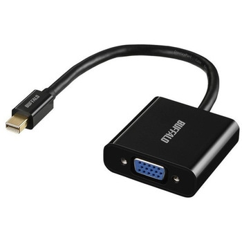 Mini DisplayPort/Thunderbolt-VGA変換アダプタ ブラック BUFFALO(バッファロー)