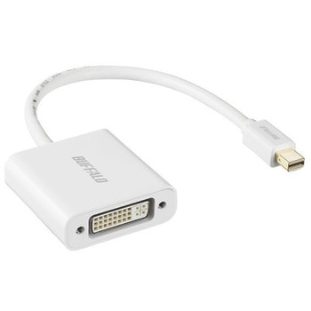 miniDisplayPort-DVI変換アダプタ ホワイト - BUFFALO(バッファロー)