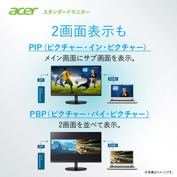 OmegaLine 4K液晶ディスプレイ(27型/3840×2160/HDMI、DisplayPort、USB/ブラック/スピーカー搭載/IPS/非光沢/4K/UHD/4ms) Acer(エイサー)