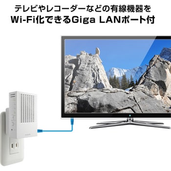 WiFiルーター 無線LAN 中継器 867+300Mbps 11ac.n.a.g.b コンパクト